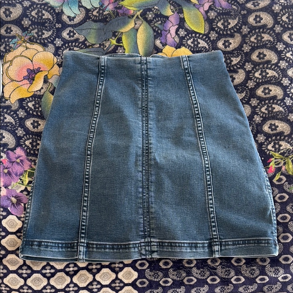 Free People Denim Skirt